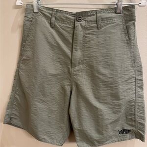 AFTCO Men's Olive Athletic Shorts